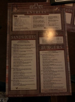 Cj Blacks Restaurant Bar menu