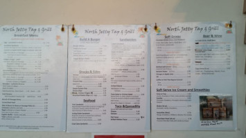 North Jetty Fish Camp And Beach menu