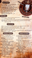 Chapz Roadhouse menu