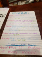 Brisky's Bbq menu