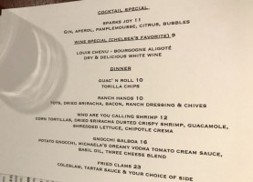 Ritcey East menu