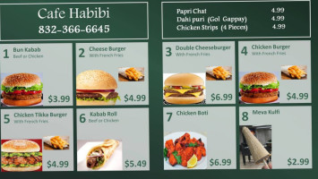 Cafe Habibi food