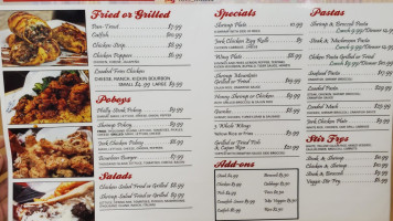 1693 Red Zone Grill menu