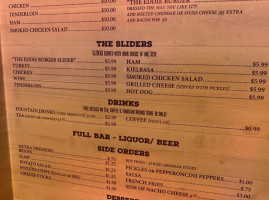 Bucks And Bbq menu