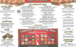 Firehouse Subs Mansell Shops menu