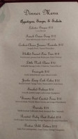 The Copper Beech Inn menu