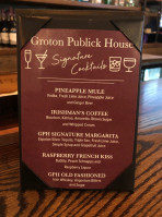 Groton Publick House food