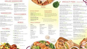 Bam! Healthy Cuisine menu