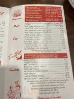 The Pancake Shop menu