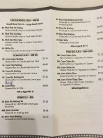 Saigon Pho And Grill menu