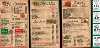 Trax Deli menu