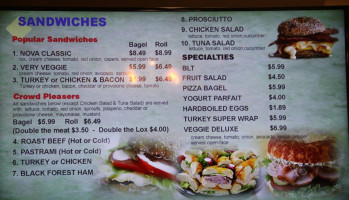 The Bagelry Covina menu