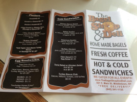 The Bagel Shop And Deli menu