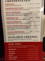 Phila-deli menu