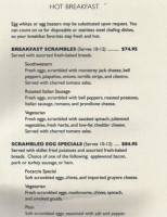 Focaccia Reserve Inc menu