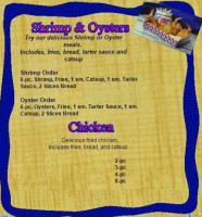 Fred's Fish Fry menu