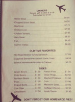 Jerry’s Flyaway Kitchen menu