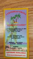 Caribbean Grill menu