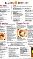 Famous Toastery Keagy Village menu