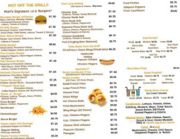 Noel's Drive-in menu