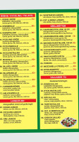 Food Corner menu