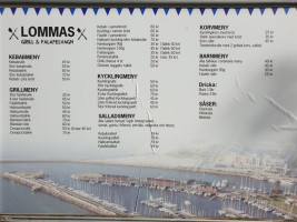 Lomma Kebabkiosk menu