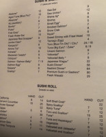 Nobu Caesars Palace menu