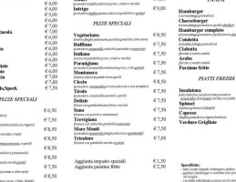 L'insolito Posto E Pizzeria menu