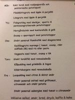 Rosenlundska Kaellaren menu