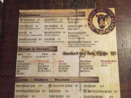 The Hog Pit menu