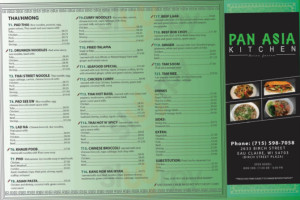 Pan Asia Kitchen food