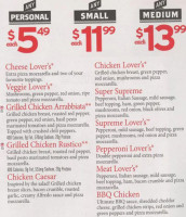 Pizza Hut Toronto menu