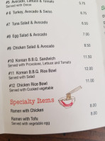 Urban Cafe Iii menu