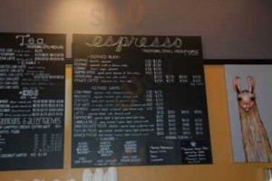 Wild Joe*s Coffee Spot menu