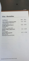 Blausee menu