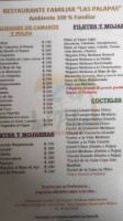 Las Palapas menu