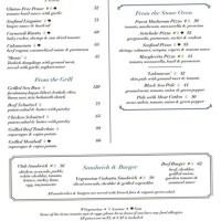 Divan Palmira menu