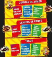 El Yegua menu