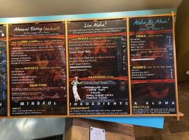 Nalu's Hawaiian Fish Grill menu