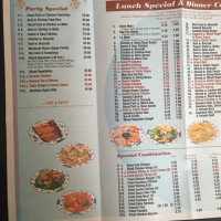 Mandarin House menu