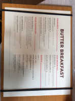 Butter Cafe menu