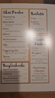 Neueck Fondue - Beizli menu