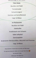 Grütli menu