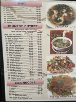 Pho La menu