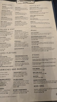 The Vault Bistro menu