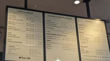 Capital One Cafe menu