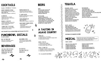 Gringo's menu