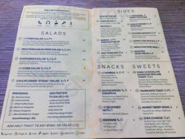 Honeybrains menu