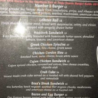 Number 5 menu