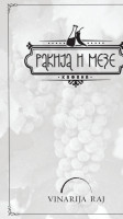 Rakija And Meze menu